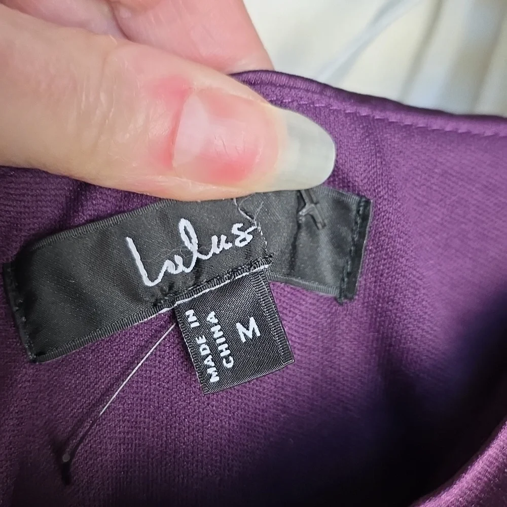 Lulus Flawless Forever Dark Purple Satin Pleated Midi Dress - Picture 13 of 13